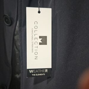 Men's Navy Raincoat